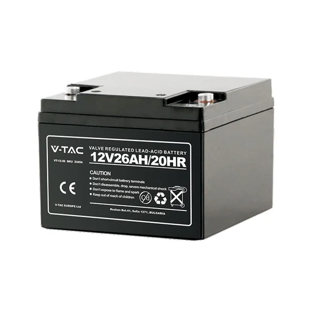 Système d'alimentation électrique - 26AH Batteries au plomb-acide - 5 Années