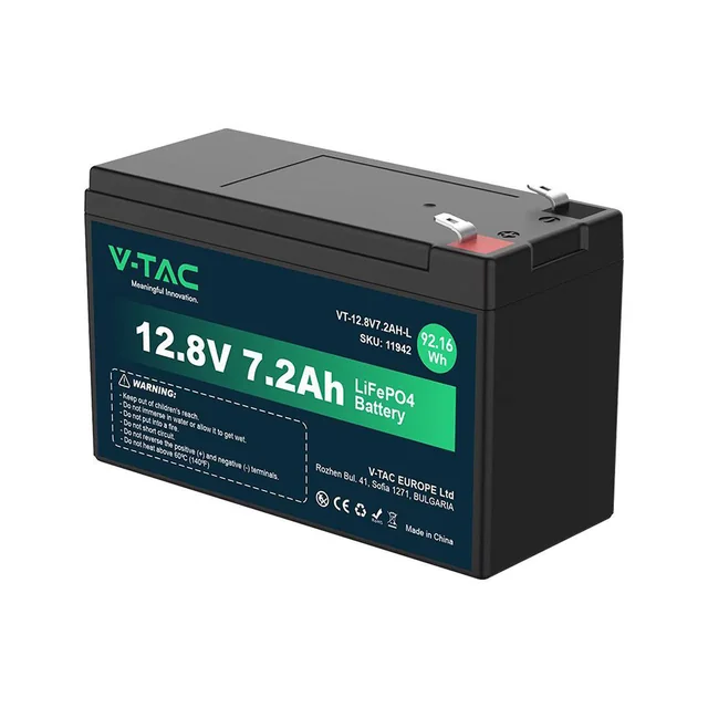 Système d'alimentation électrique - 7.2AH LiFePO4 Batteries - IP55 - Noir