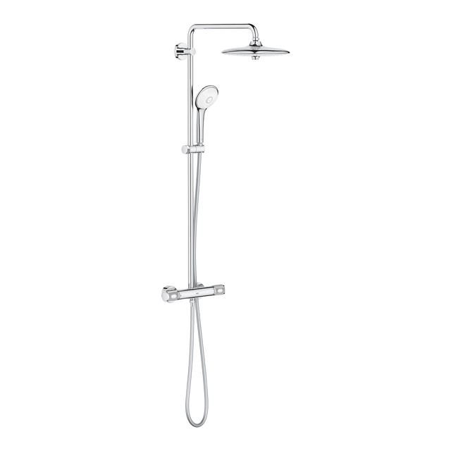 Système de douche fixe Grohe Euphoria 260, avec robinet thermostatique et réglage des zones de pluie