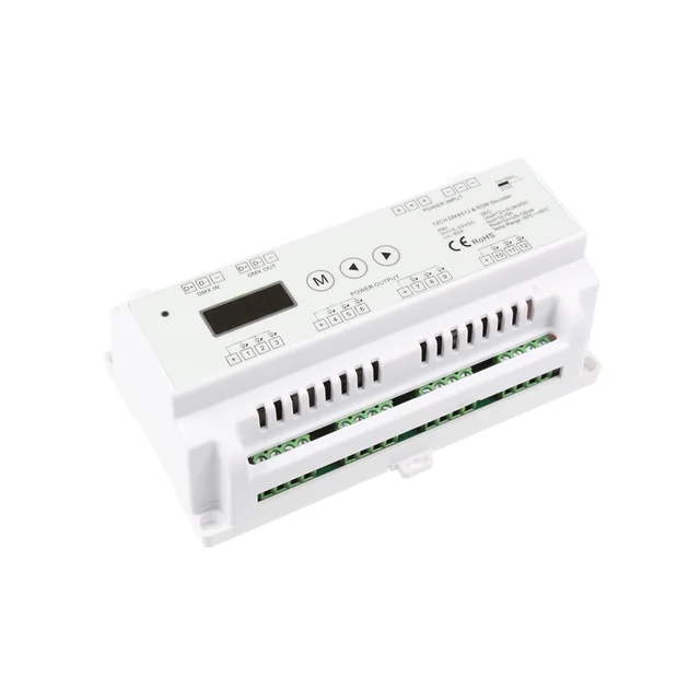 T-LED Decoder DMX dimLED 12CH DIN Variante: Decoder DMX dimLED 12CH DIN