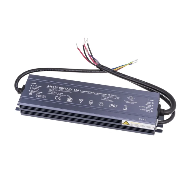 T-LED Dimbare spanningsbron DIM67 24V 150W Variant: Dimbare spanningsbron DIM67 24V 150W