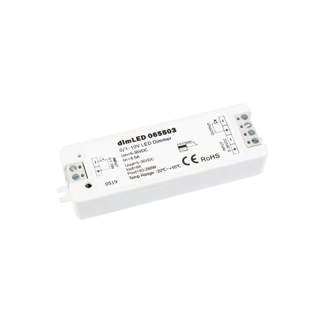 T-LED dimLED reguliatorius 0/1-10V 8A Variantas: dimLED reguliatorius 0/1-10V 8A