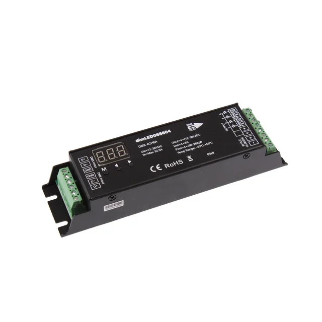 T-LED DMX dimLED-decoder 4CH8A Variant: DMX dimLED-decoder 4CH8A