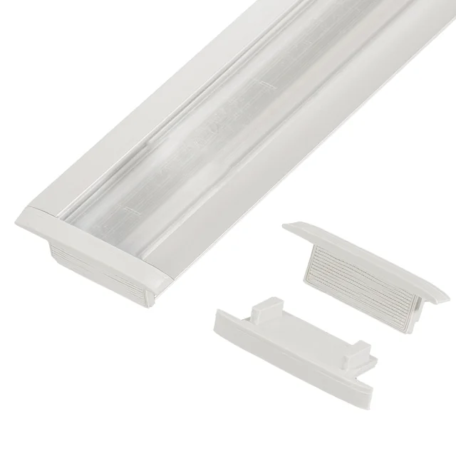 T-LED Extrémité du profilé V7-P plastique Variante : Extrémité du profilé V7-P plastique