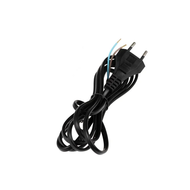 T-LED Flexo cord 2 meters 2x0,75 Variant: Black