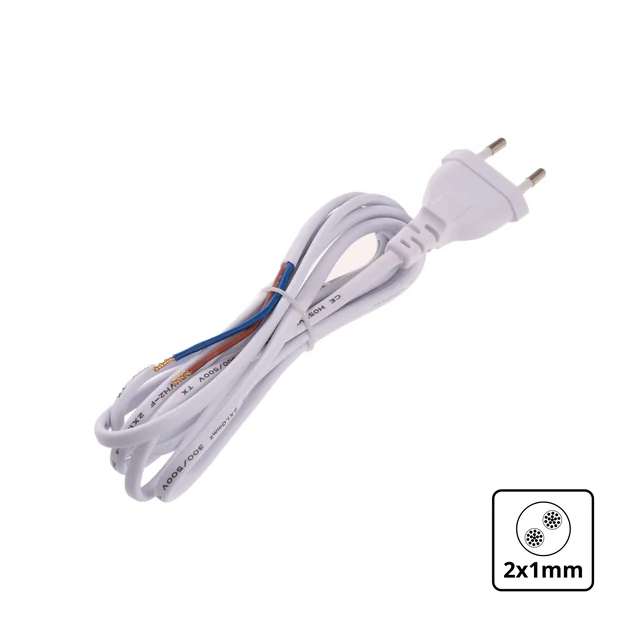 T-LED Flexo cord 3m 2x1mm2 Variant: White