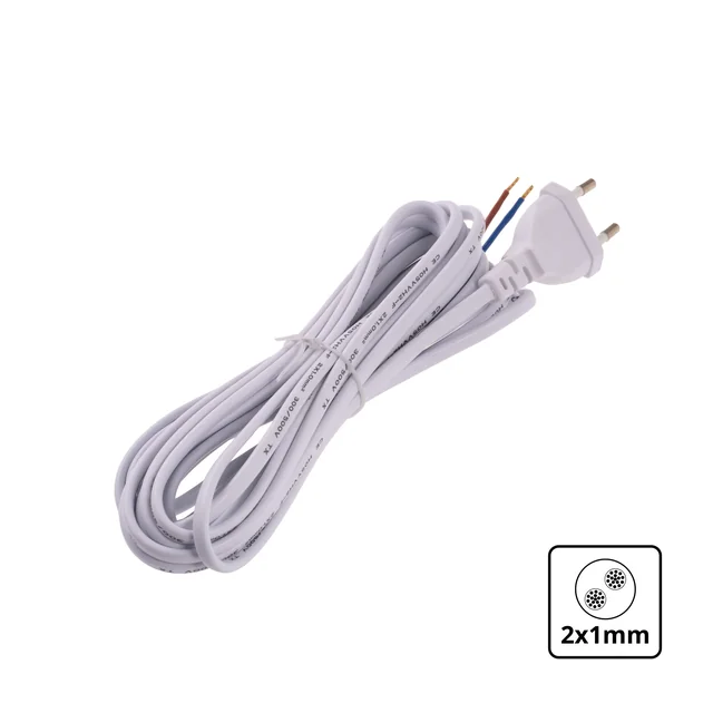 T-LED Flexo kábel 5m 2x1mm2 Változat: Fehér