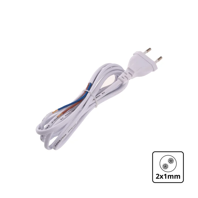 T-LED Flexokabel 2m 2x1mm2 Variante: Weiß