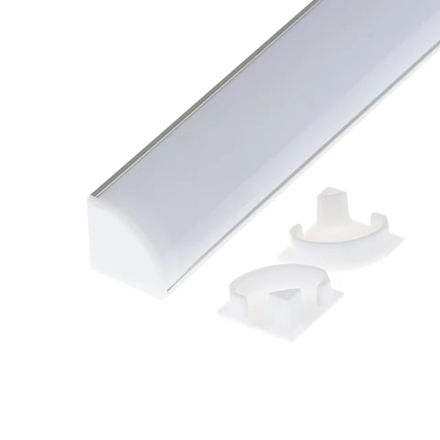 T-LED Konec profila R5 Varianta: Okroglo polno