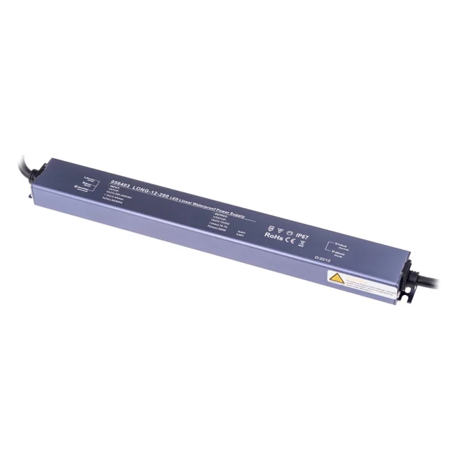 T-LED LED avots 12V 200W LONG-12-200 Variants: LED avots 12V 200W LONG-12-200