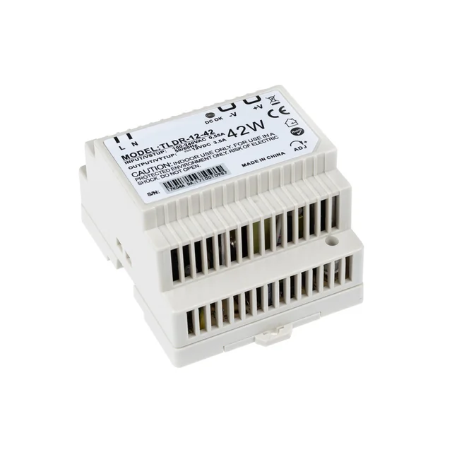 T-LED LED-bron 12V 42W op DIN-rail Variant: LED-bron 12V 42W op DIN-rail