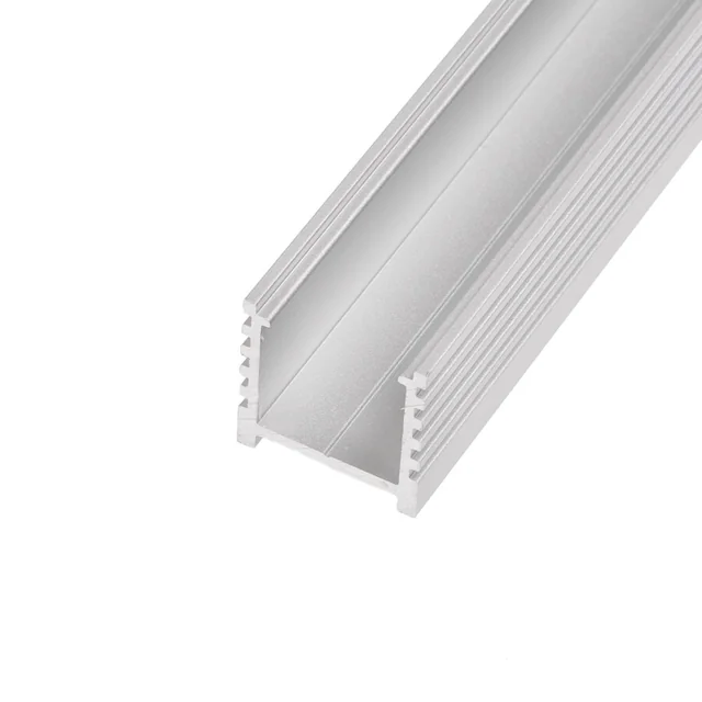 T-LED LED profiel N12 - wandmontage Optiekeuze: Profiel zonder afdekking 1m