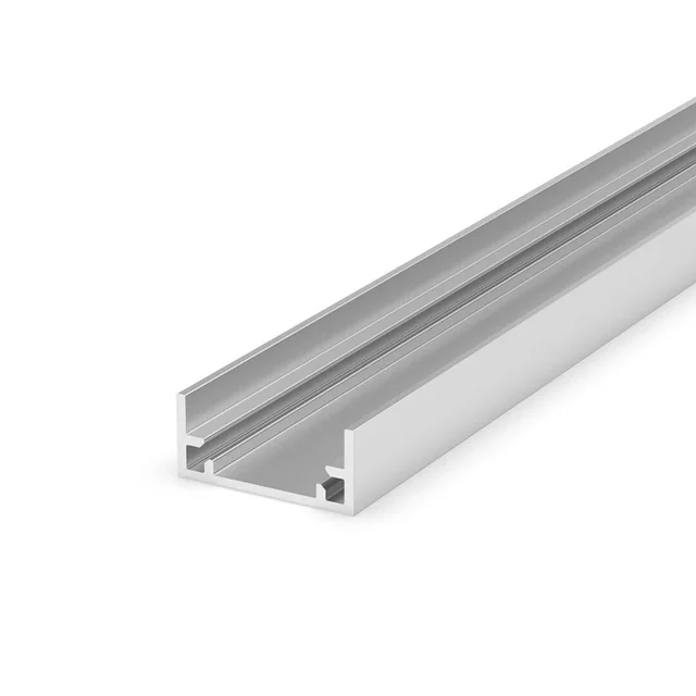 T-LED LED-Profil P11-1 begehbar silber Variante: Profil ohne Abdeckung 1m