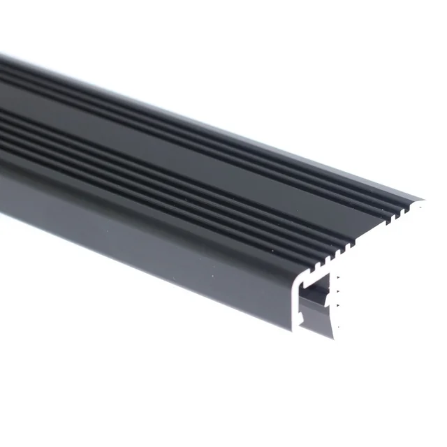 T-LED LED profile ST staircase black Variant selection: Profile without cover 2m