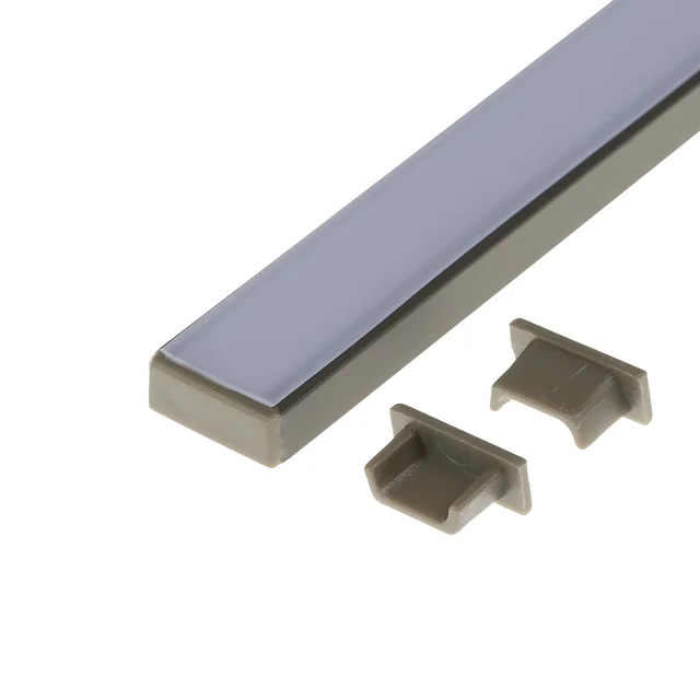 T-LED-Profilende Micro 2 bronze Variante: Voll