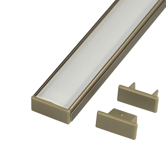 T-LED Profilende N8B bronze Variantenauswahl: Voll