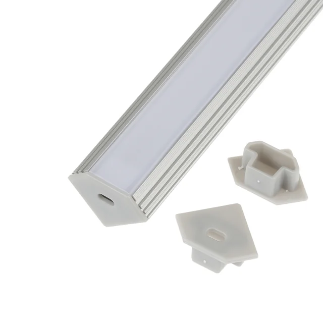T-LED Profilende R4 Variantvalg: Med hul