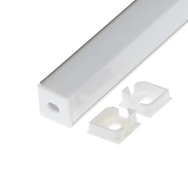 T-LED Profilende R5 Variant: Firkantet med hul