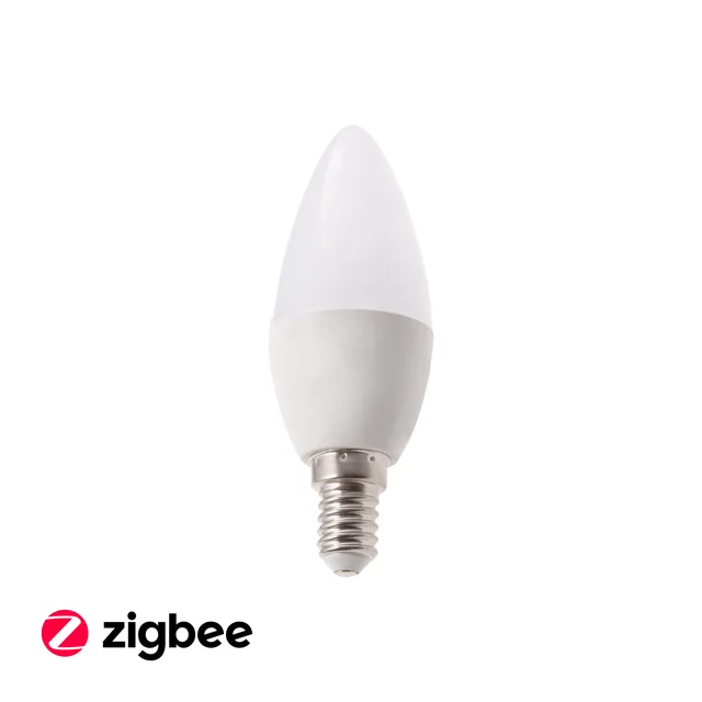 T-LED SMART LED spuldze E14 Zigbee RGBCCT ZB5W Variants: RGB + silti balts, gaismas_krāsa: RGBCCT