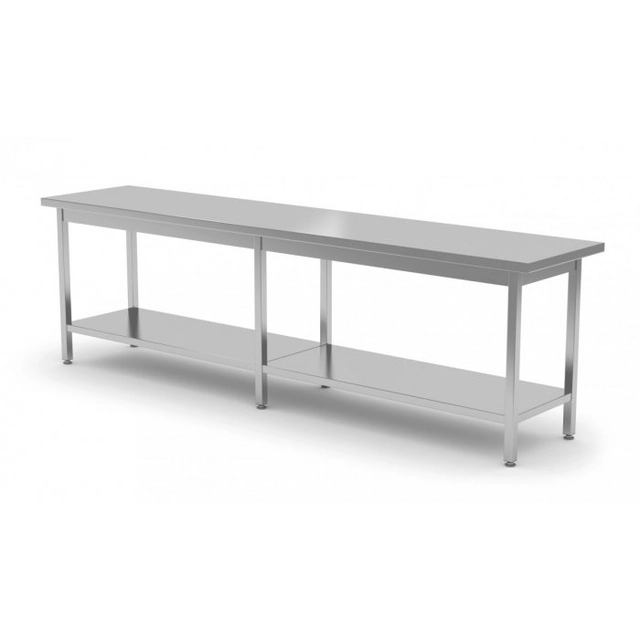 Table centrale avec étagère 2000 x 700 x 850 mm POLGAST 112207-6 112207-6