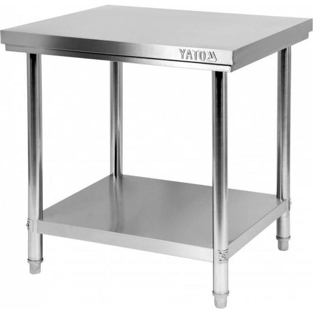 TABLE CENTRALE PLIABLE AVEC ÉTAGÈRE 800×700×H850mm YATO YG-09006 YG-09006