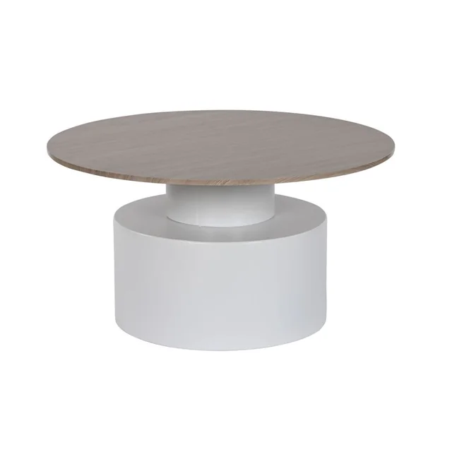 Table d'accueil ESPRIT Métal Bois MDF 80 x 80 x 42 cm