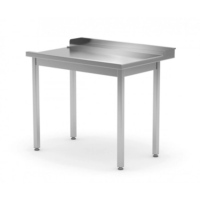 Table de déchargement pour lave-vaisselle sans étagère - droite 1000 x 760 x 850 mm POLGAST 247107-760-P 247107-760-P