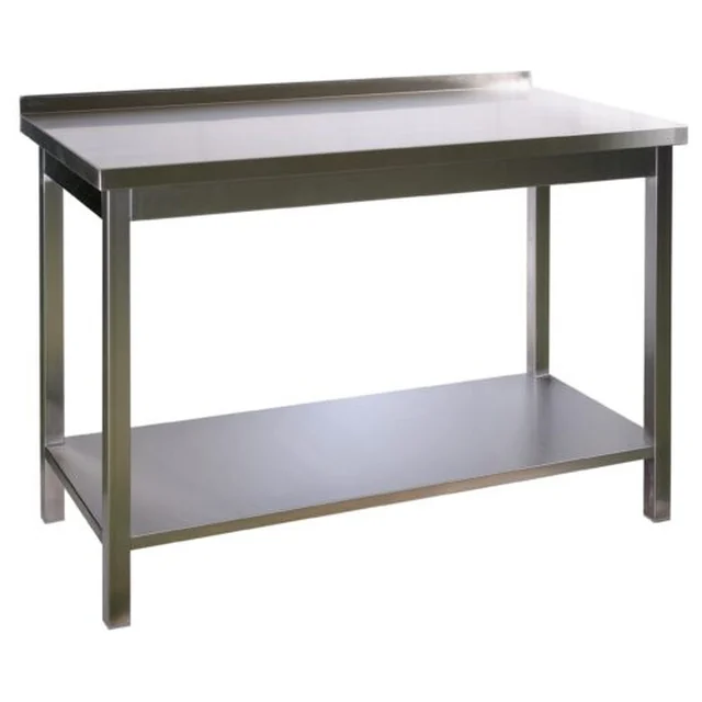 Table de travail professionnelle en acier inoxydable 120x60x90cm CW60120