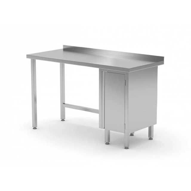 Table murale, meuble avec portes battantes - meuble à droite 1700 x 600 x 850 mm POLGAST 124176-P 124176-P