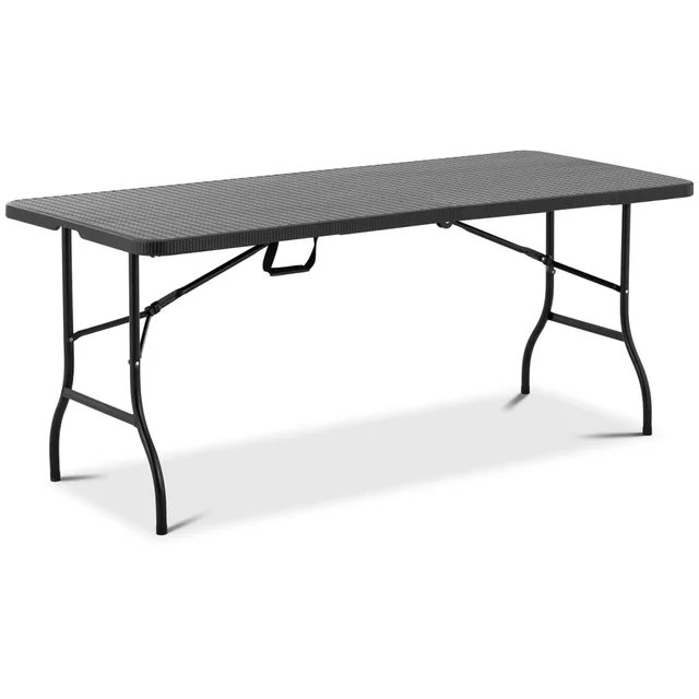 Table traiteur pliante 183x75x74cm, noire | RC-FT_3