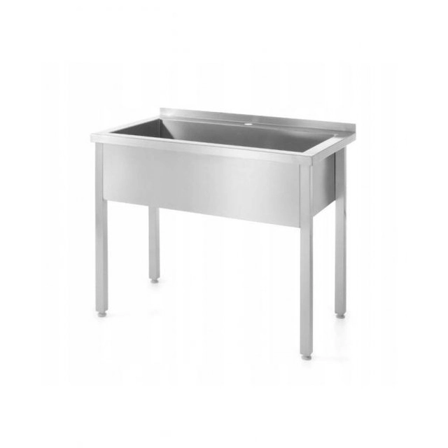 Table with a single-chamber pool - welded 800x700x(H)850 HENDI 812853 812853