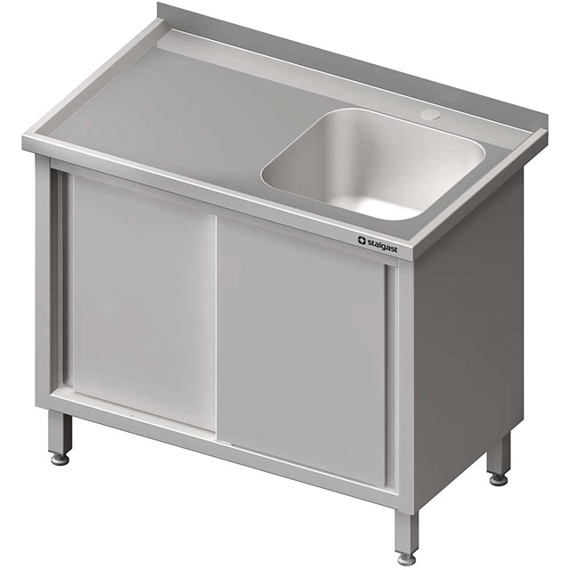 Table with sink 1-kom.(P),sliding door 1000x700x850 mm