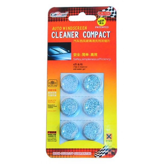 Tablets for preparation of the mixture for windshield washers 6 pcs