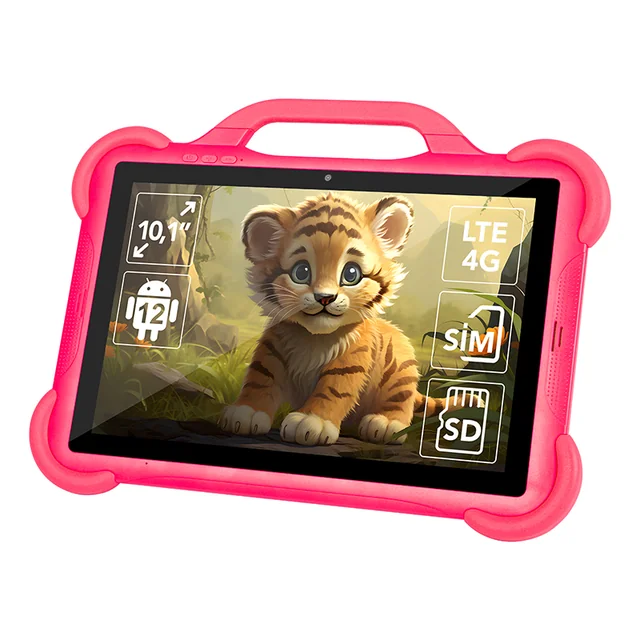 Tablett KidsTAB10 4G BLÅS 4/64GB rosa