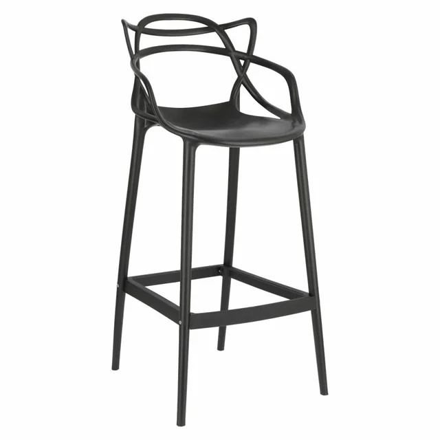 Tabouret de bar noir Lexi