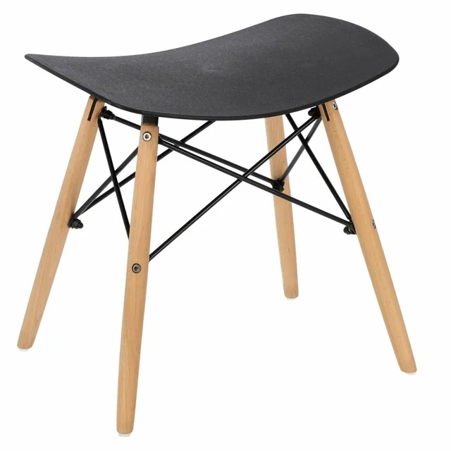 Tabouret Pixel Simplet, noir