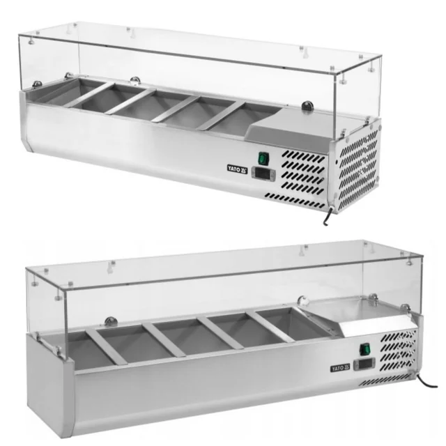 Tapa de refrigeración 120 Cm 5x Gn 1/4 Yato Yg-05320