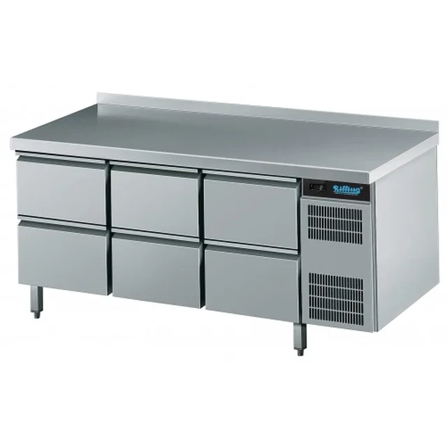 Tavolo refrigerante GN 1/1 6 Cassetti KT Profondità 700mm Rivellatura AKT EK731 1601-2/2/2