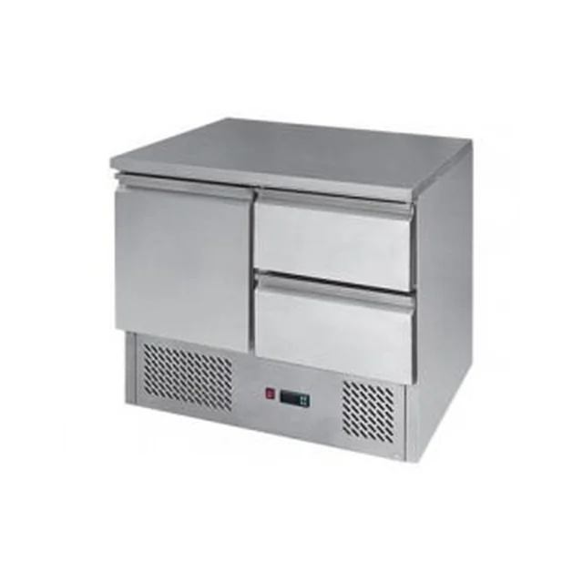 Tavolo Refrigerato Armadio + 2 Cassetti 900x700x850 Esl3821