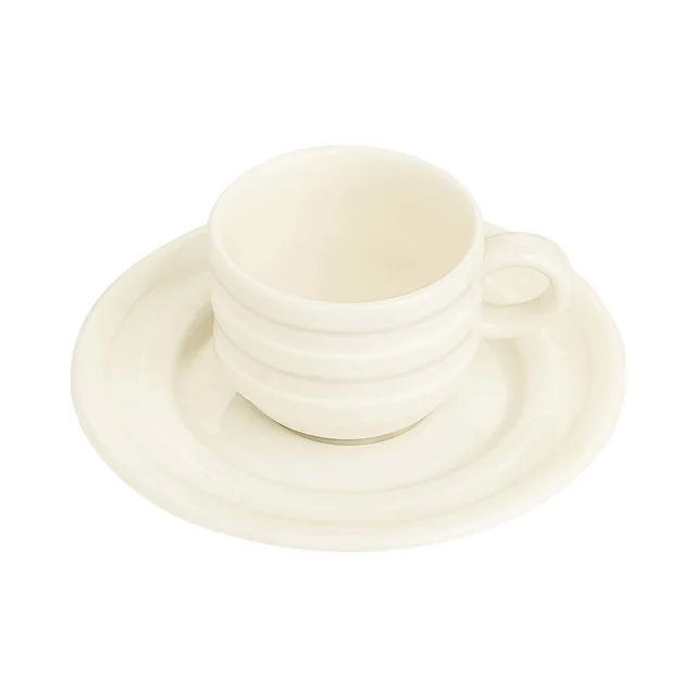 Taza y platillo perla 230 ml