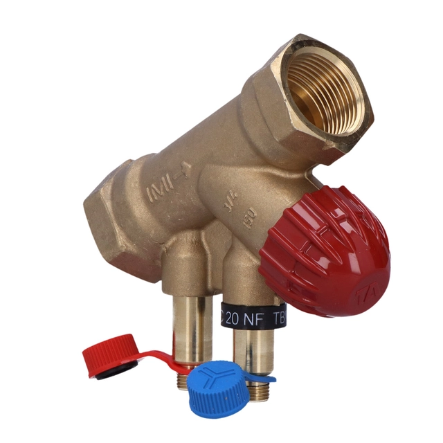 TBV-C - Vyvažovací a regulační ventil pro koncové jednotky s regulací on-off DN20 NF vnitřní závity