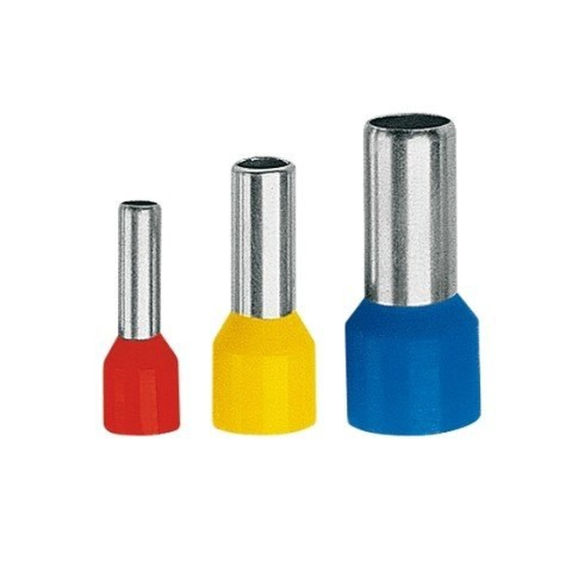 TE tin-plated ferrule terminal 1-12/100 in accordance with the DIN standard 46228