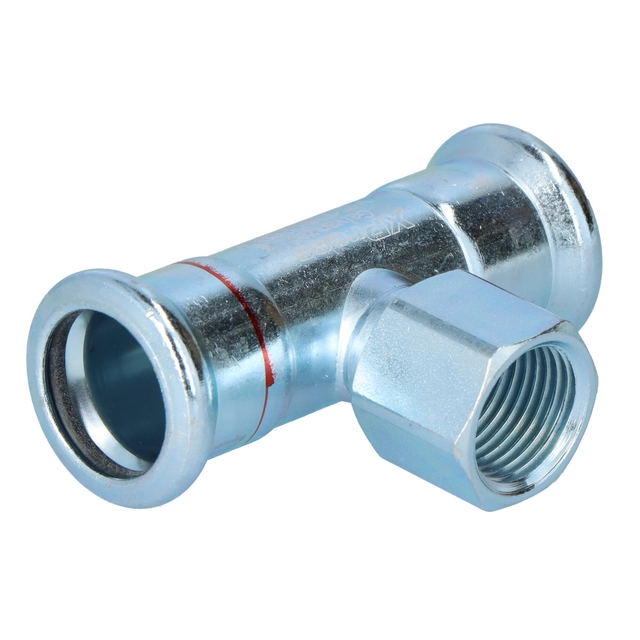 Tee made of GW KAN-therm Steel 22 x Rp1/2 x 22 Sprinkler