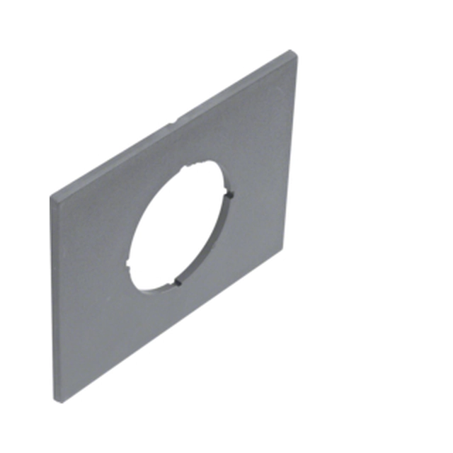 tehalit.VEEE Face plate fi60 for GBZ steel gray PA