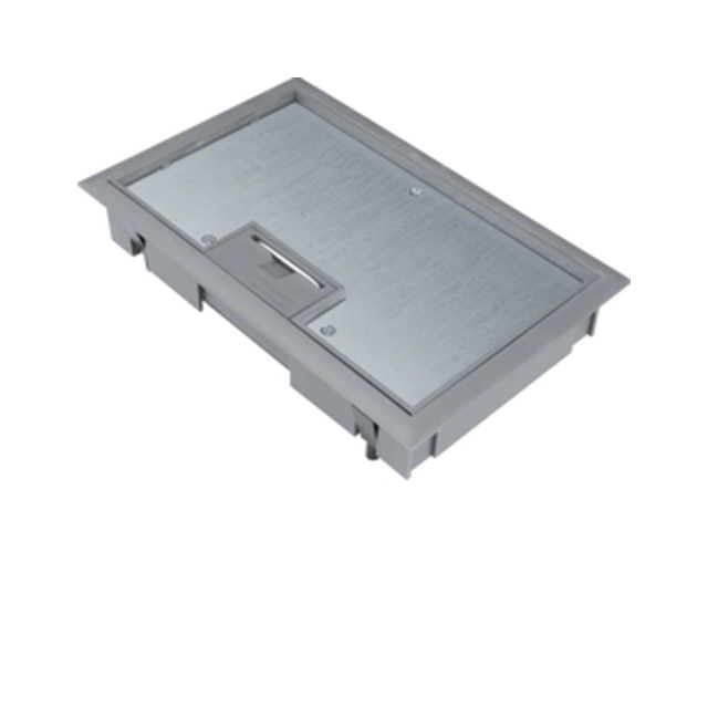 tehalit.VEEE Hinged cover plate assembly E04 147X247 8mm steel gray PA