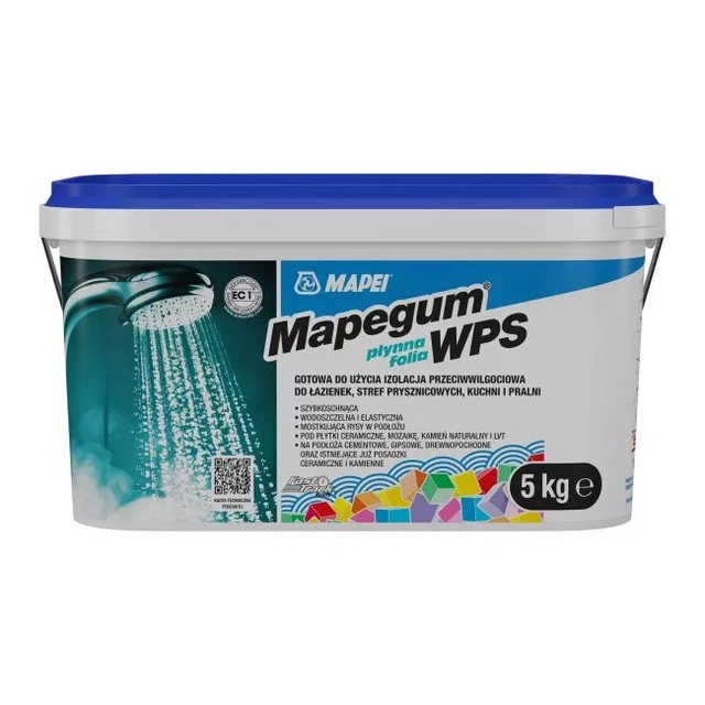 Tekoča folija Mapei MAPEGUM WPS 5 kg