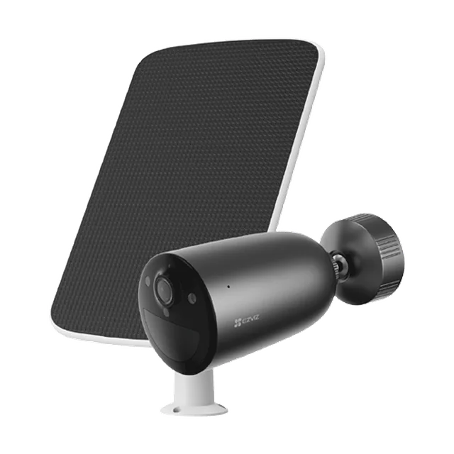 Telecamera IP 2K, Wi-Fi6, Batteria 5.200 mAh, Audio bidirezionale+ Pannello solare - EZVIZ CS-EB3-3MP-SP(kit)