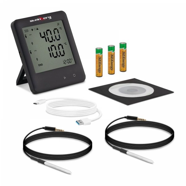 Temperaturoptager - fra -40 til 125°C - LCD Steinberg 10030586 SBS-DL-125E