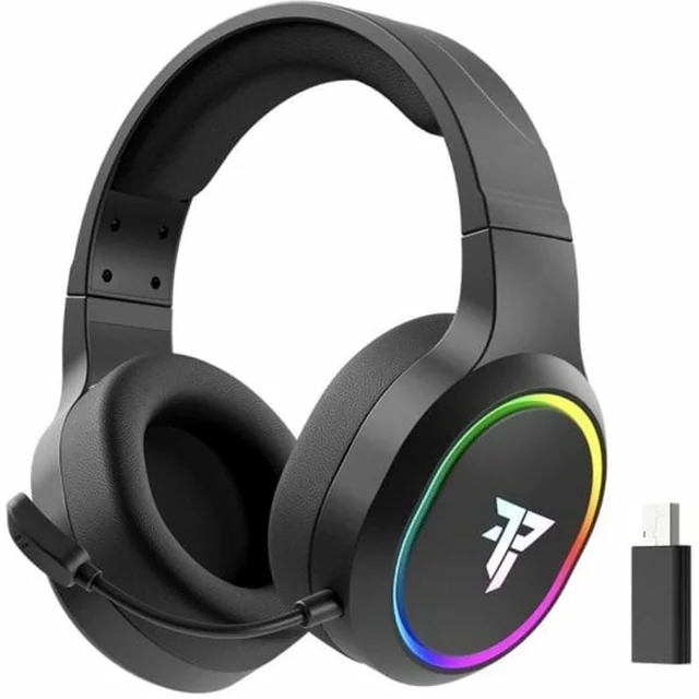 Tempest Black Headphones with Microphone