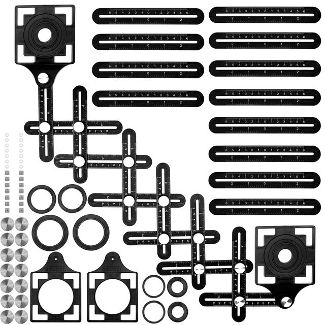 Tagred Template, ruler, template for marking holes on flat surfaces ...